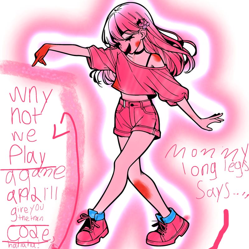 realistic girl danceing