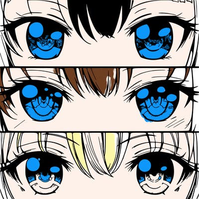 anime eyes