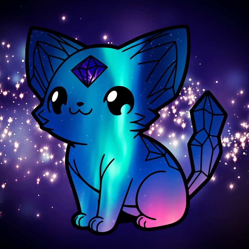 crystal kitten