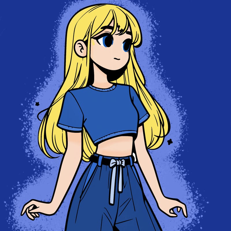 girl in a cute crop top