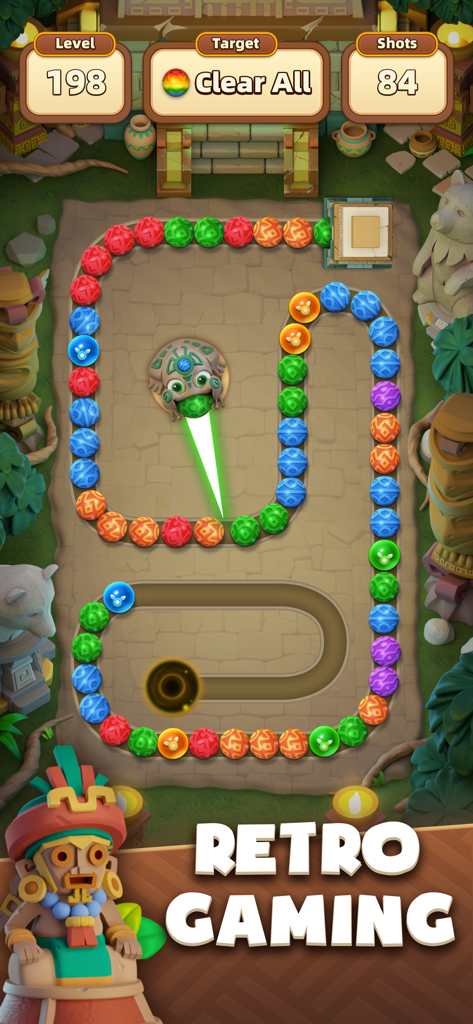 Marble Legend - Marble Legend classic marble shooter puzzle gameplay with a Mayan theme