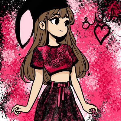 girl in a cute crop top