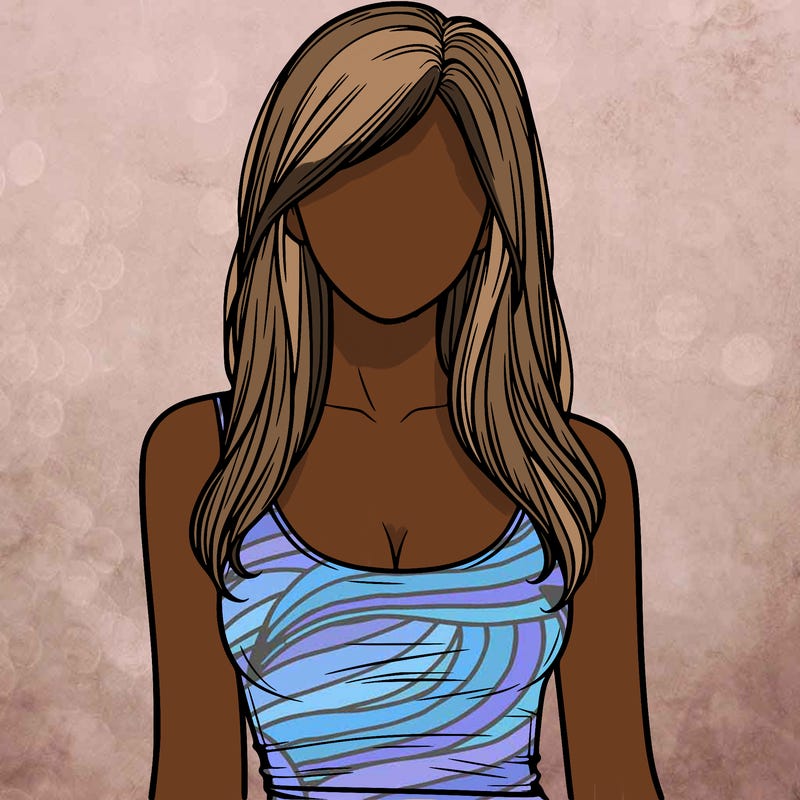 girl in tanktop realistic