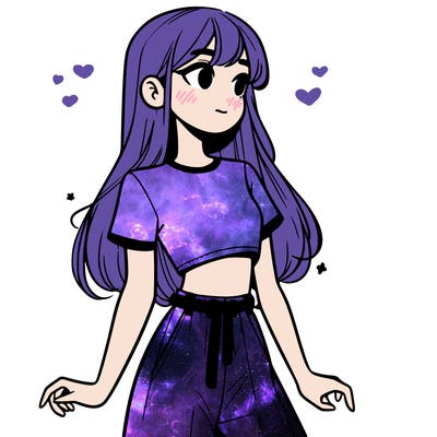 girl in a cute crop top