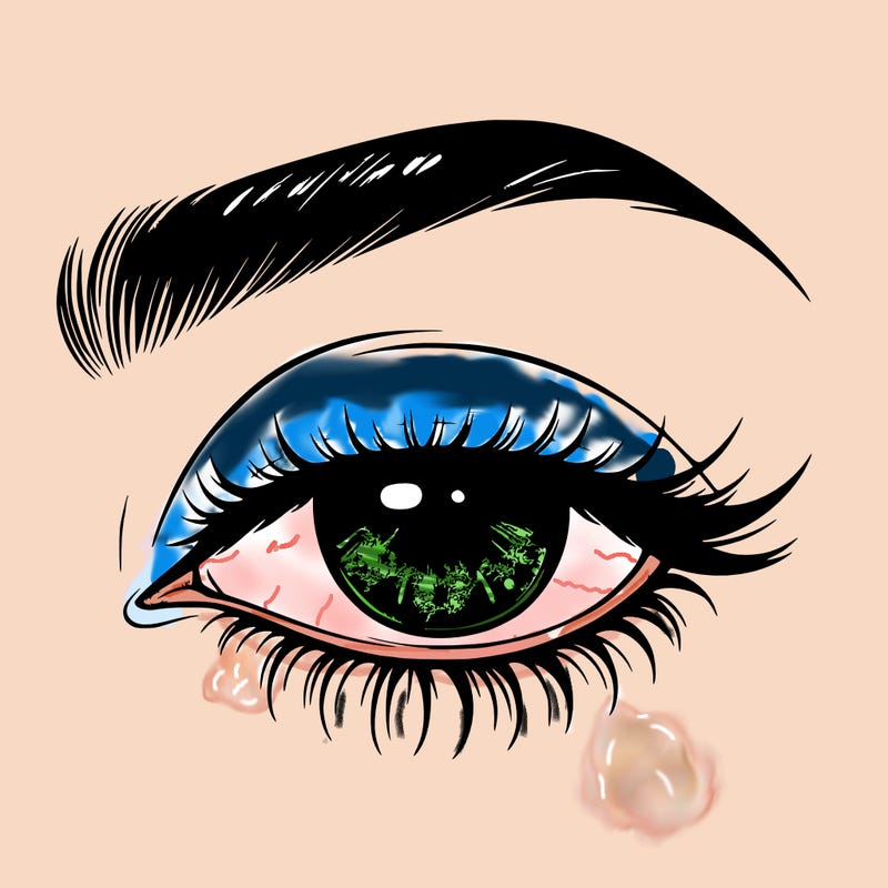 eye closed realistic