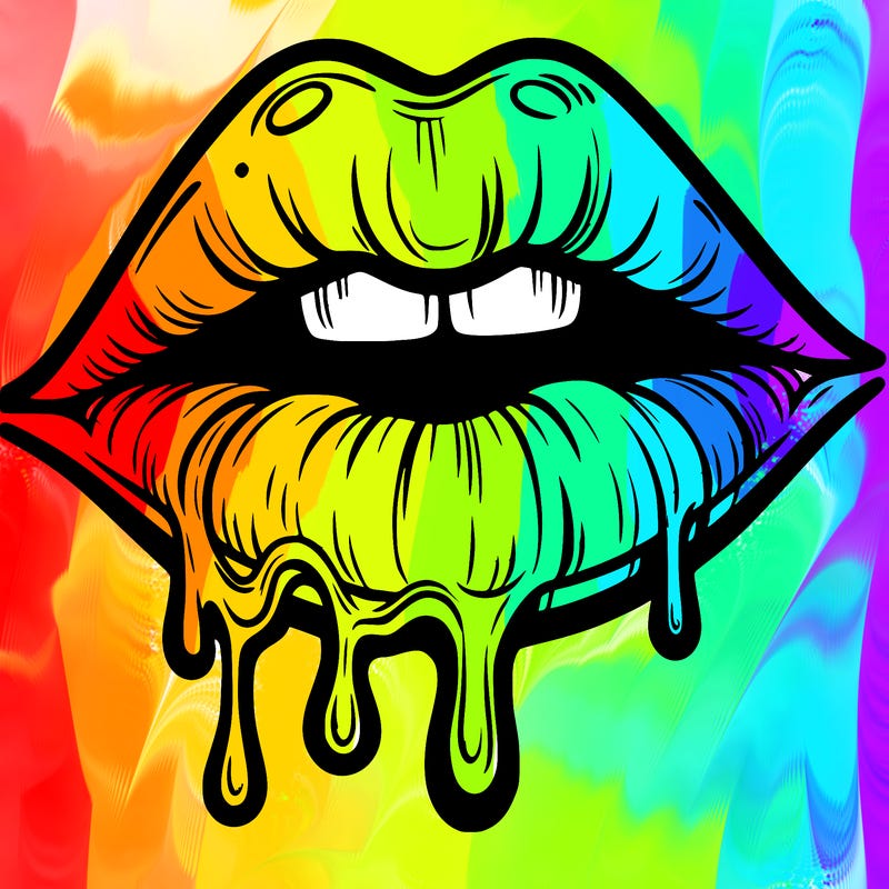 lips that look realistic and drip