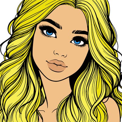 beautiful realistic girl