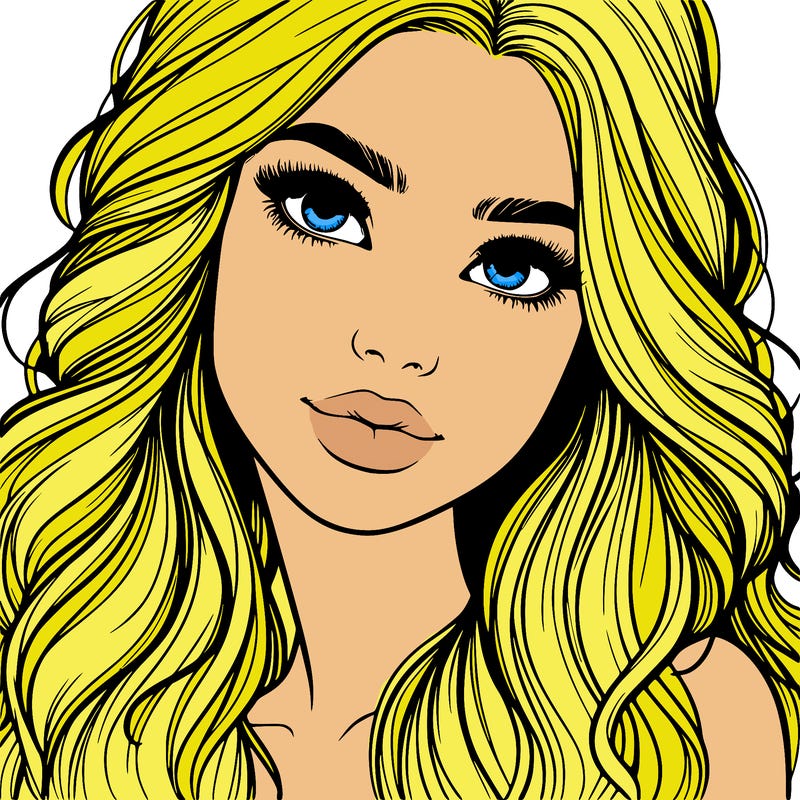 beautiful realistic girl
