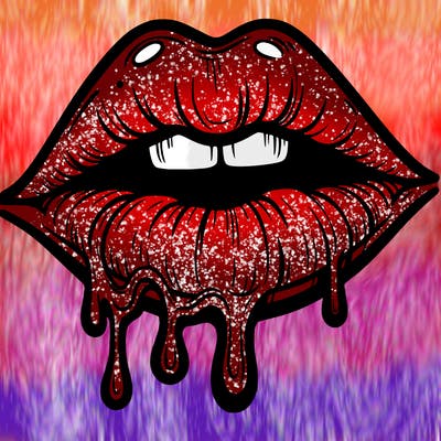lips that look realistic and drip