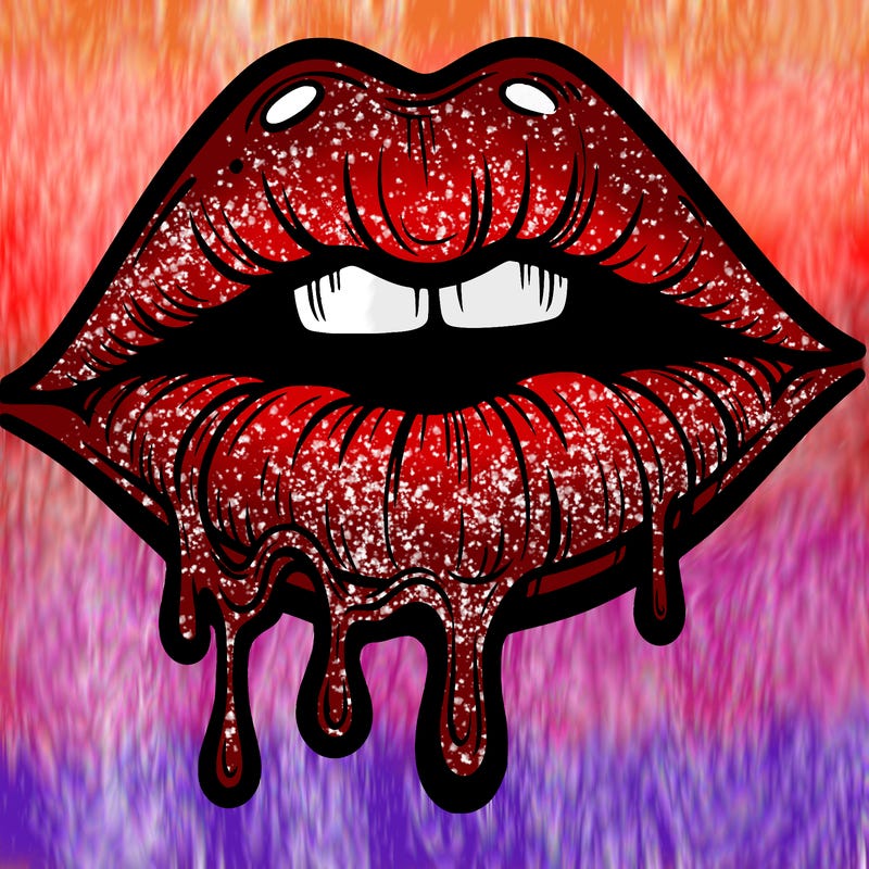 lips that look realistic and drip