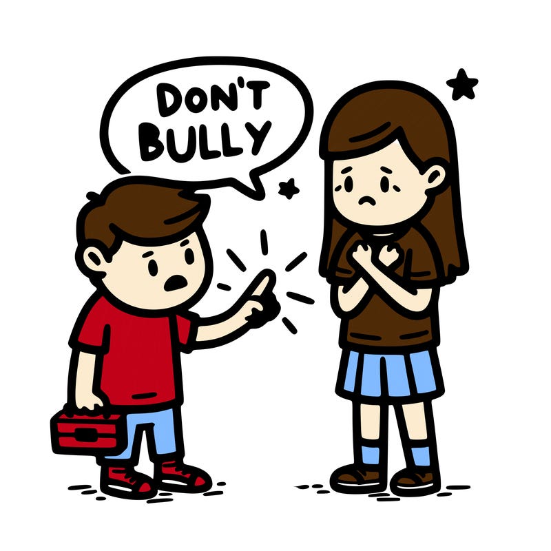 don't bully people