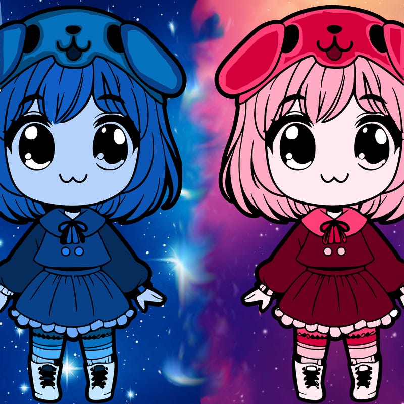 cute girl in dog outfit