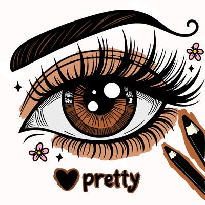 pretty eye