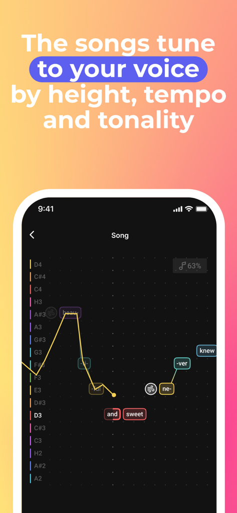 Learn to sing with Vocaberry - Real time vocal pitch tracking and song tuning interface in the Vocaberry singing app