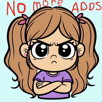 mad girl crossing her arms