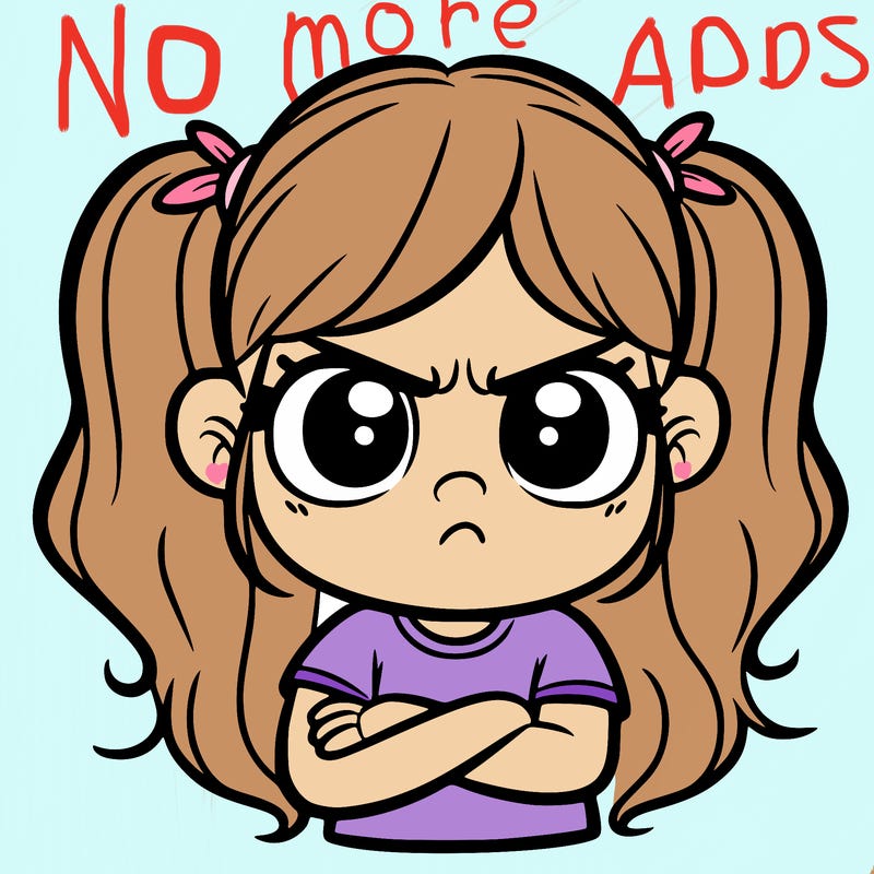 mad girl crossing her arms