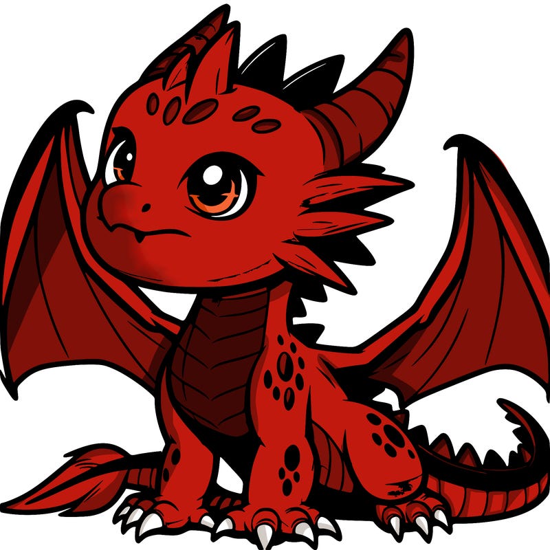 fierce baby night dragon