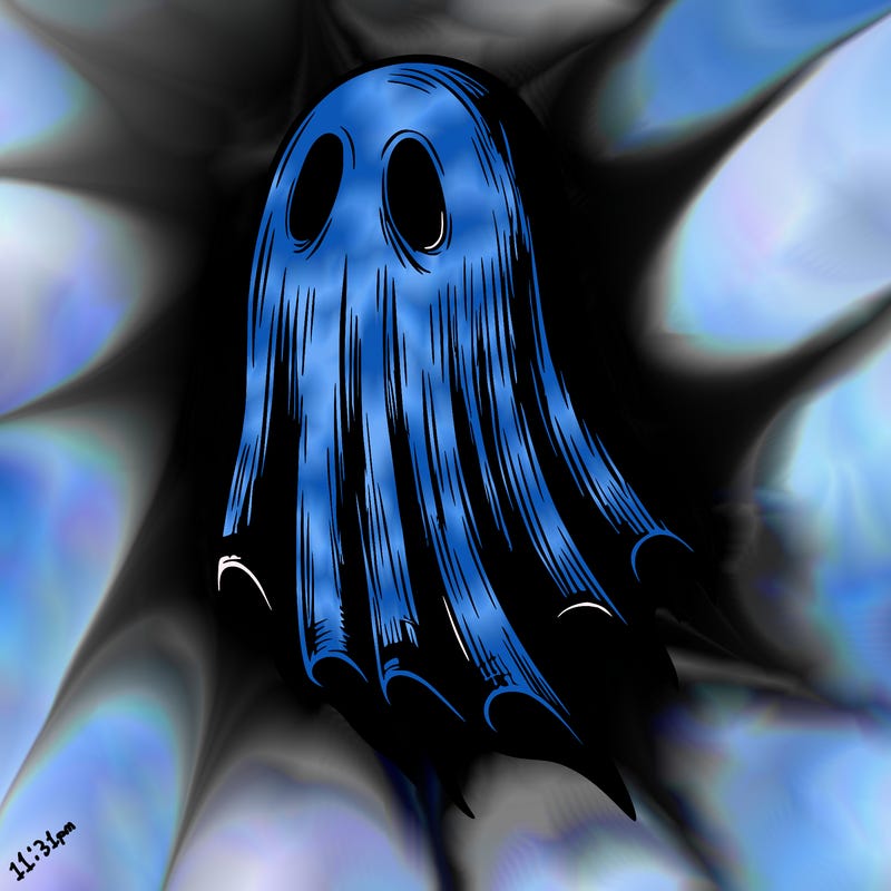 realistic creepy ghost