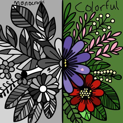 flowers split