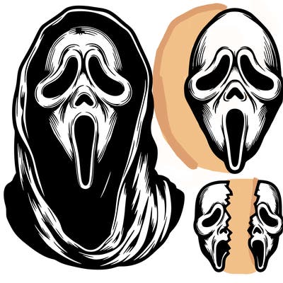 realistic,scary,gostface