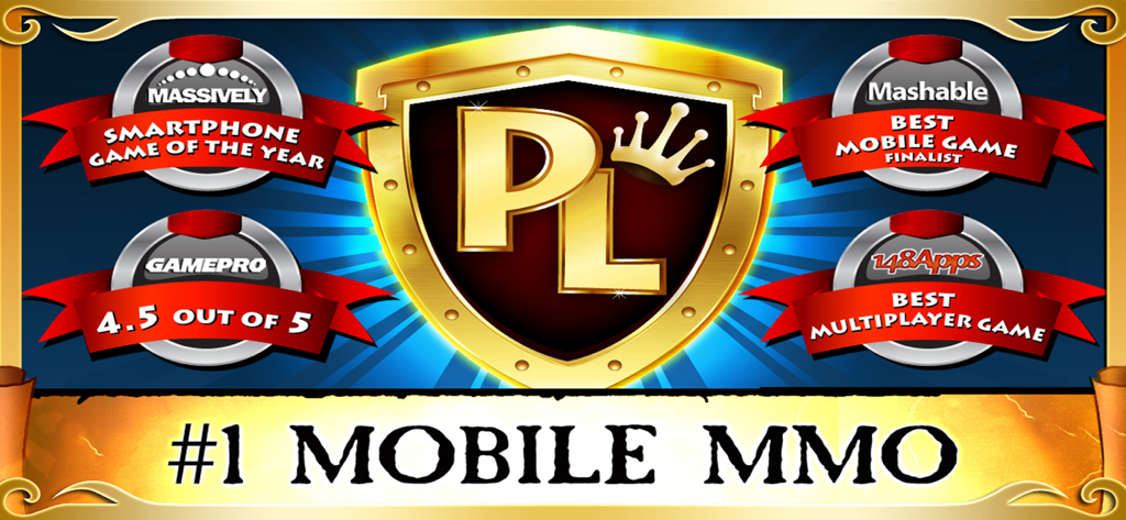 Reconocimiento de Pocket Legends MMORPG como juego galardonado y el MMORPG móvil número uno