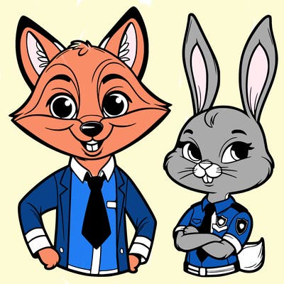 zootopia nick and judy
