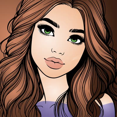 beautiful realistic girl