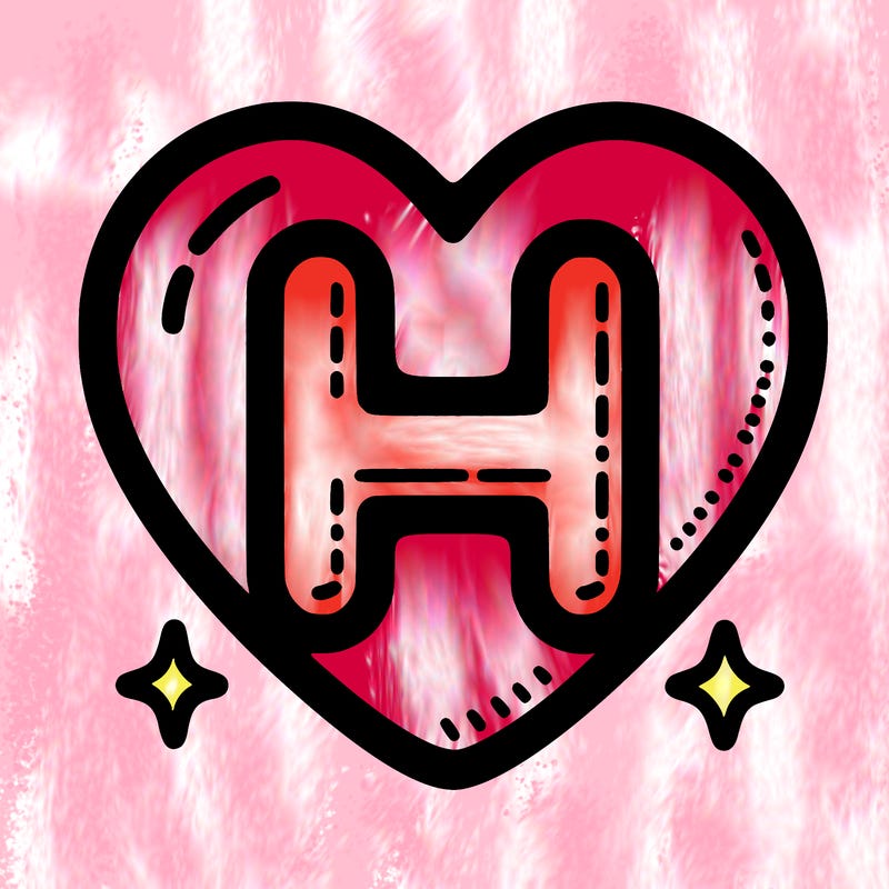 heart with h