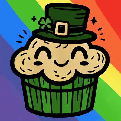 saint patricks day cupcakd