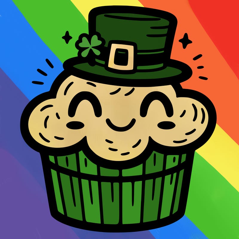 saint patricks day cupcakd