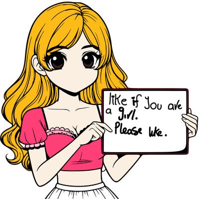 realistic pretty girl holding blank sign