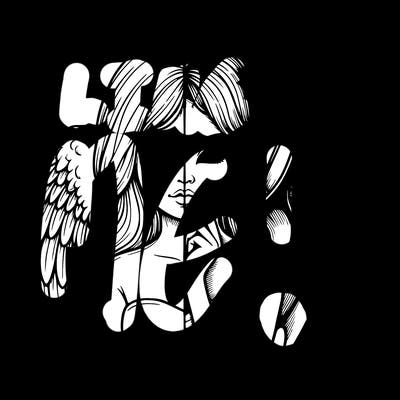 realistic angel half demon