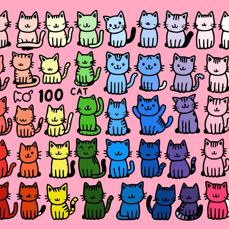 100 cats