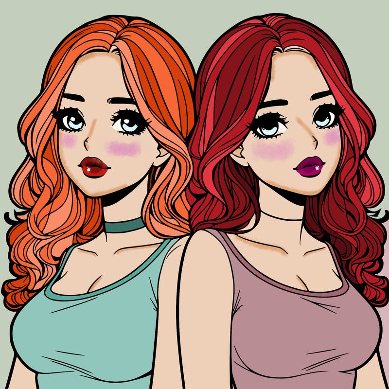 realistic twin sisters