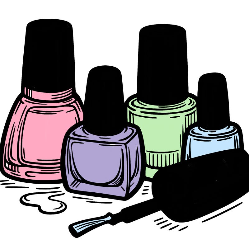 nail polish bottles