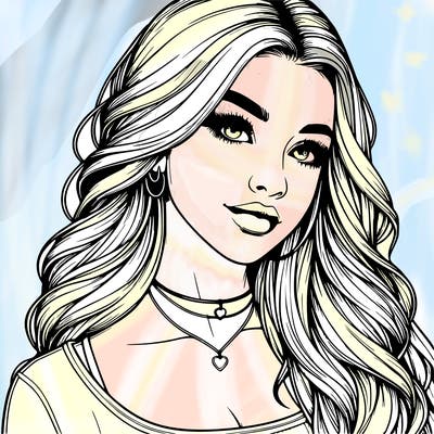 detailed realistic girl