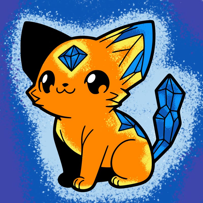 crystal kitten