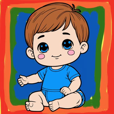 baby boy realistic toddler