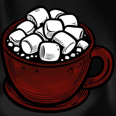 hot cocoa with marshmallows