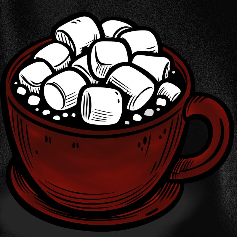 hot cocoa with marshmallows