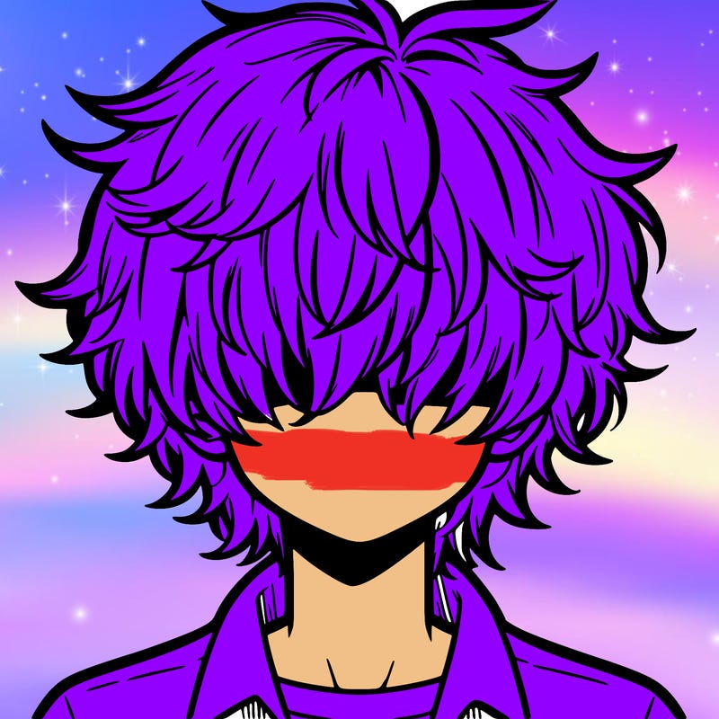 manga boy fluffy hair covering his eyes