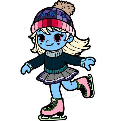 ice skater girl