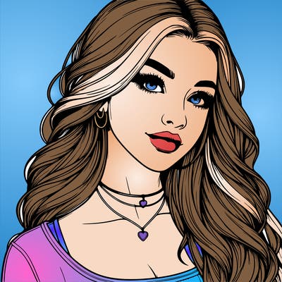 detailed realistic girl