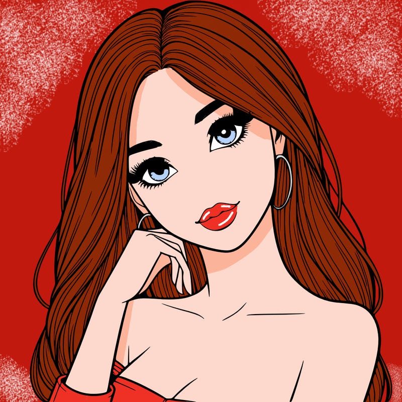 beautiful realistic girl