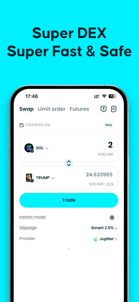 Bitget Wallet: Bitcoin, Crypto - Bitget Wallet Super DEX interface for fast and safe crypto swaps between different tokens