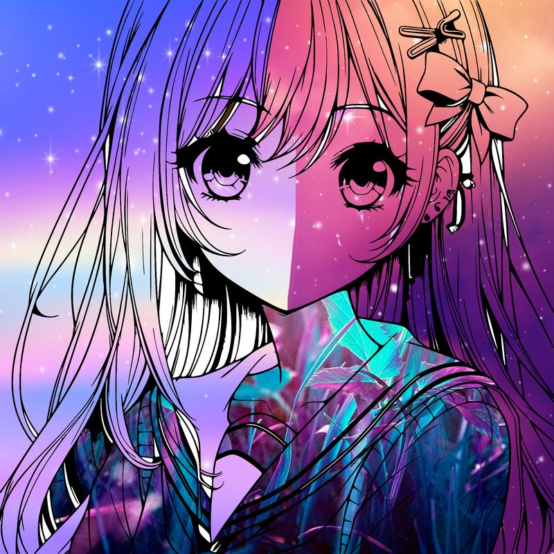 realistic manga girl