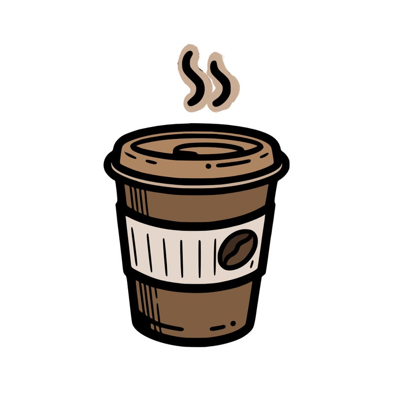 a paper coffee cup