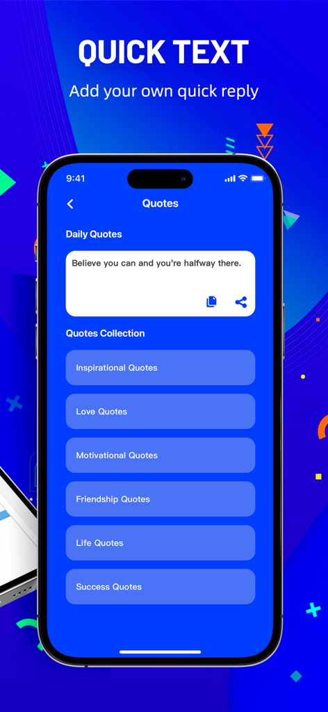 Group Channel for Telegram - Quick text and quotes collection interface for automated messaging