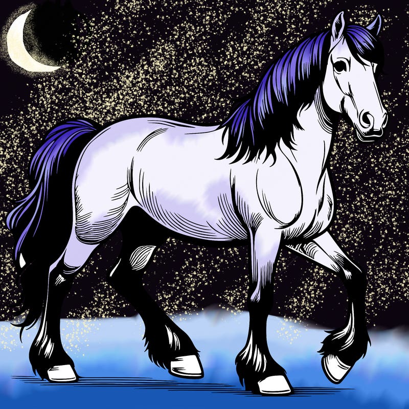 realistic horse