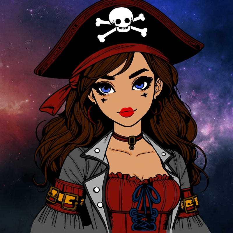 realistic pirate girl